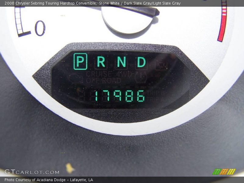 Stone White / Dark Slate Gray/Light Slate Gray 2008 Chrysler Sebring Touring Hardtop Convertible