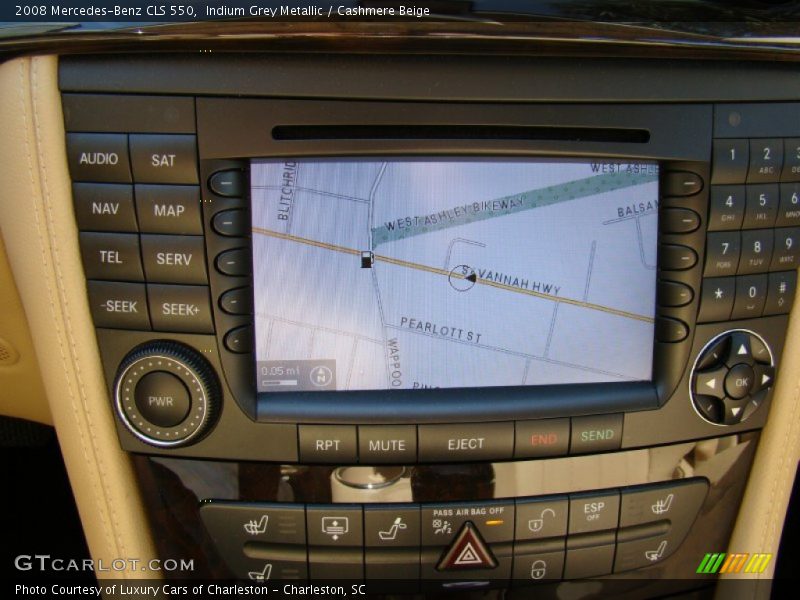Navigation of 2008 CLS 550