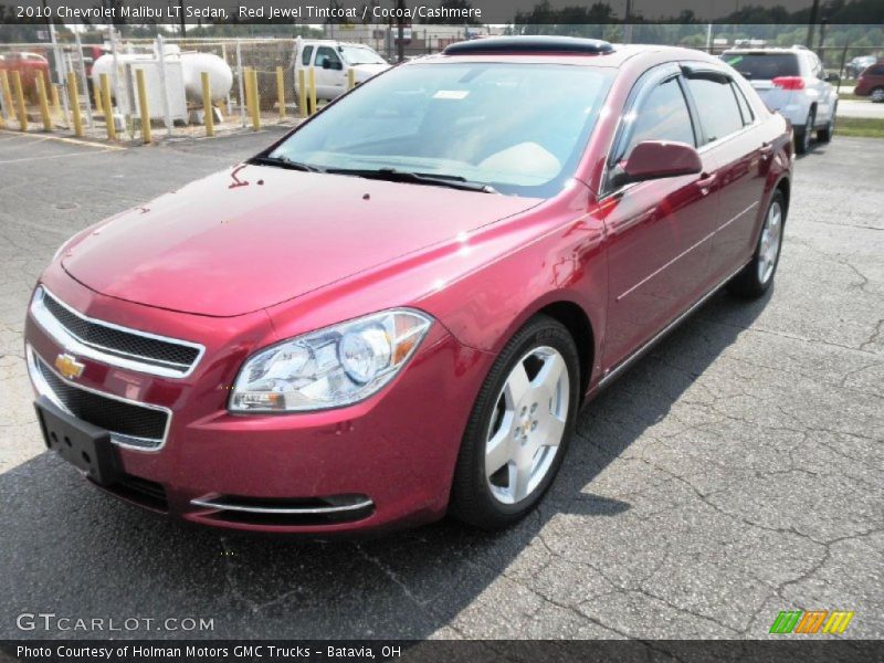 Red Jewel Tintcoat / Cocoa/Cashmere 2010 Chevrolet Malibu LT Sedan