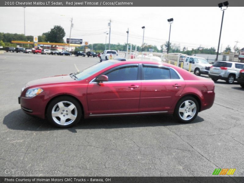Red Jewel Tintcoat / Cocoa/Cashmere 2010 Chevrolet Malibu LT Sedan