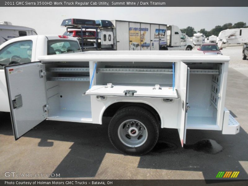 Summit White / Dark Titanium 2011 GMC Sierra 3500HD Work Truck Regular Cab Utility