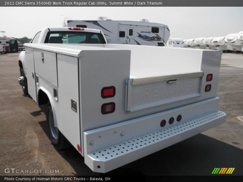 Summit White / Dark Titanium 2011 GMC Sierra 3500HD Work Truck Regular Cab Utility
