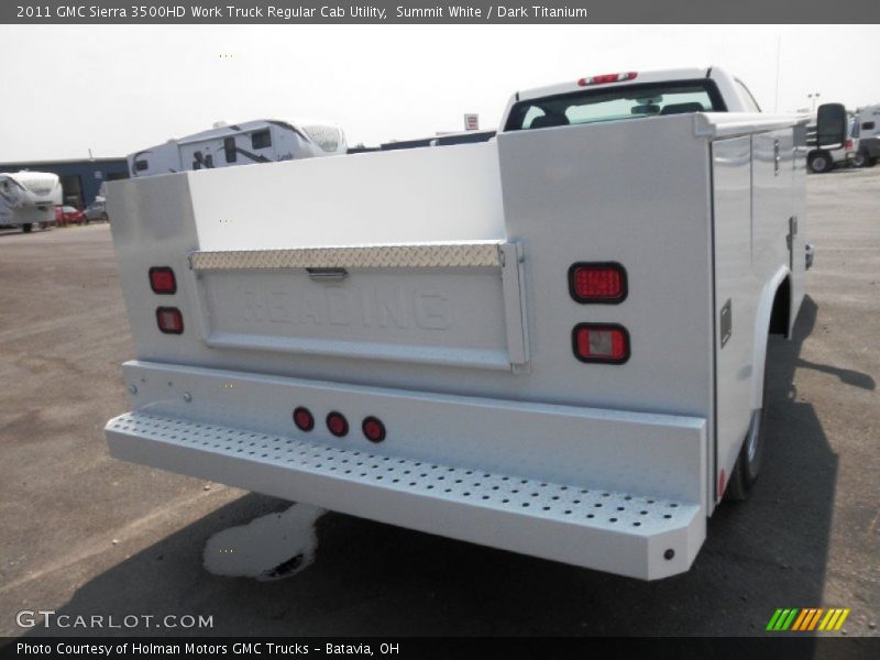 Summit White / Dark Titanium 2011 GMC Sierra 3500HD Work Truck Regular Cab Utility