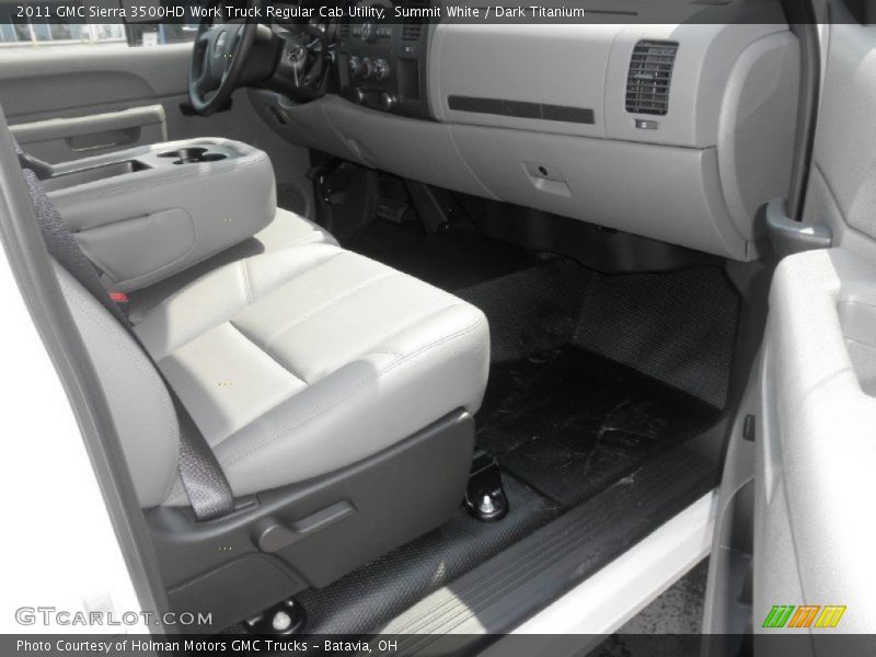 Summit White / Dark Titanium 2011 GMC Sierra 3500HD Work Truck Regular Cab Utility
