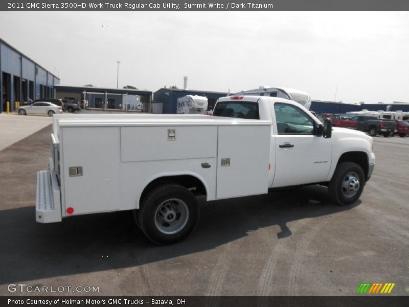 Summit White / Dark Titanium 2011 GMC Sierra 3500HD Work Truck Regular Cab Utility