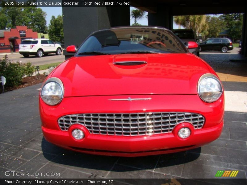 Torch Red / Black Ink/Red 2005 Ford Thunderbird Deluxe Roadster