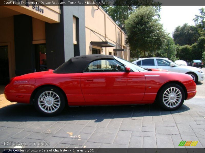 Torch Red / Black Ink/Red 2005 Ford Thunderbird Deluxe Roadster