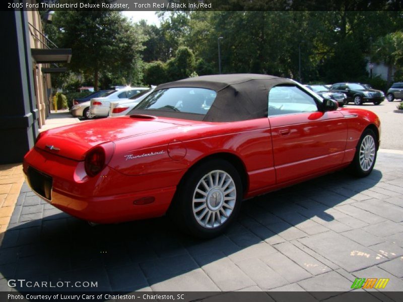 Torch Red / Black Ink/Red 2005 Ford Thunderbird Deluxe Roadster