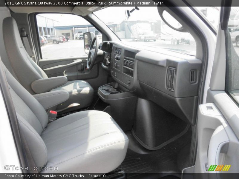  2011 Savana Cutaway 3500 Commercial Utility Truck Medium Pewter Interior