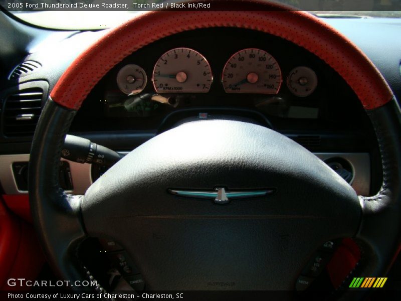 Torch Red / Black Ink/Red 2005 Ford Thunderbird Deluxe Roadster