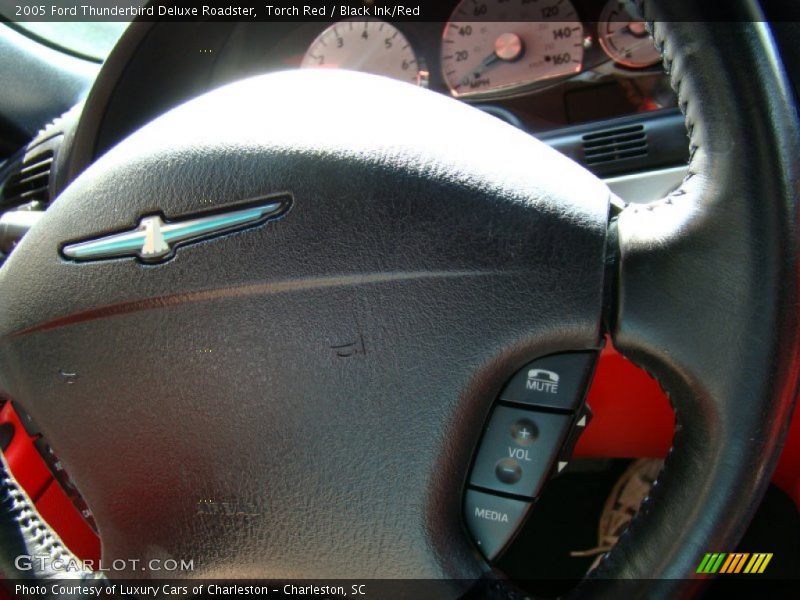 Torch Red / Black Ink/Red 2005 Ford Thunderbird Deluxe Roadster