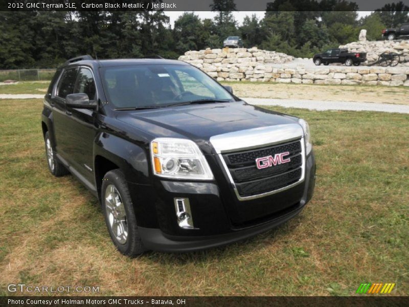 Carbon Black Metallic / Jet Black 2012 GMC Terrain SLE