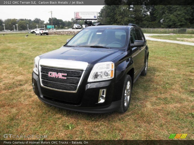 Carbon Black Metallic / Jet Black 2012 GMC Terrain SLE