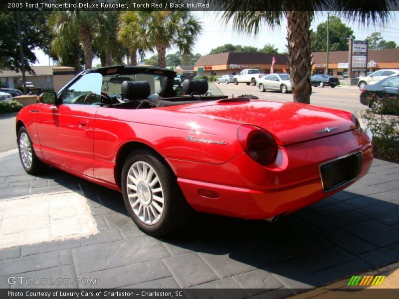 Torch Red / Black Ink/Red 2005 Ford Thunderbird Deluxe Roadster