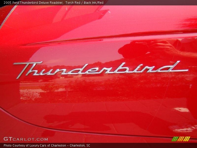 Torch Red / Black Ink/Red 2005 Ford Thunderbird Deluxe Roadster