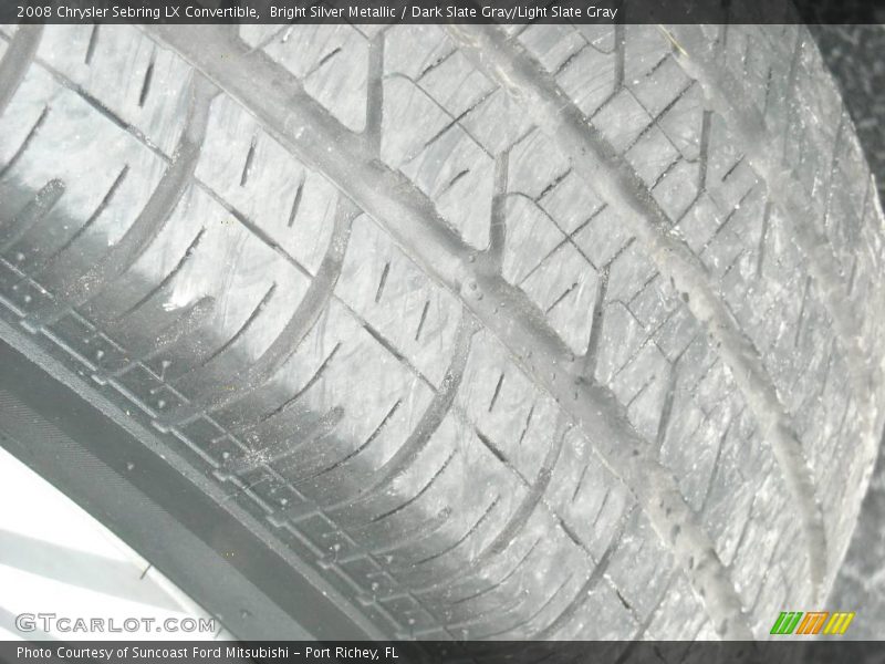 Bright Silver Metallic / Dark Slate Gray/Light Slate Gray 2008 Chrysler Sebring LX Convertible