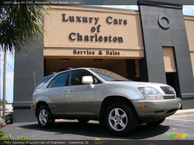 Millennium Silver Metallic / Ivory 2000 Lexus RX 300