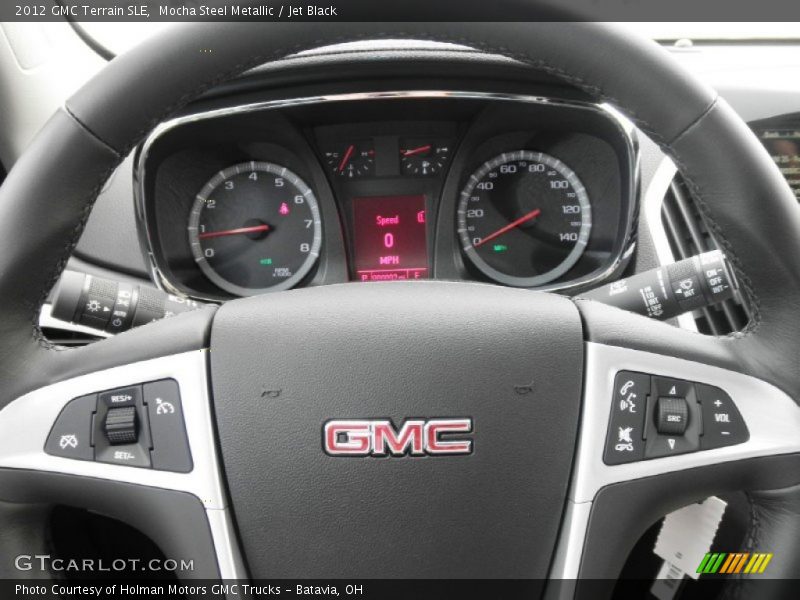 Mocha Steel Metallic / Jet Black 2012 GMC Terrain SLE