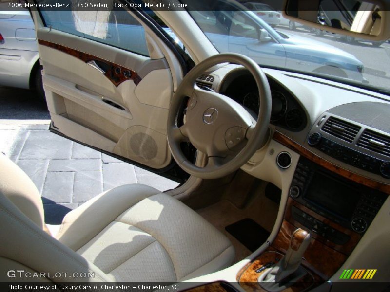 Black Opal Metallic / Stone 2006 Mercedes-Benz E 350 Sedan