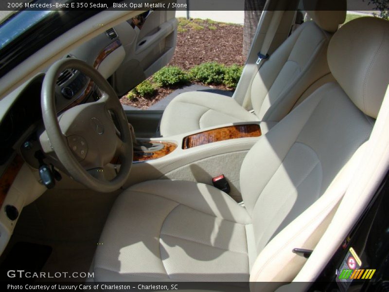 Black Opal Metallic / Stone 2006 Mercedes-Benz E 350 Sedan
