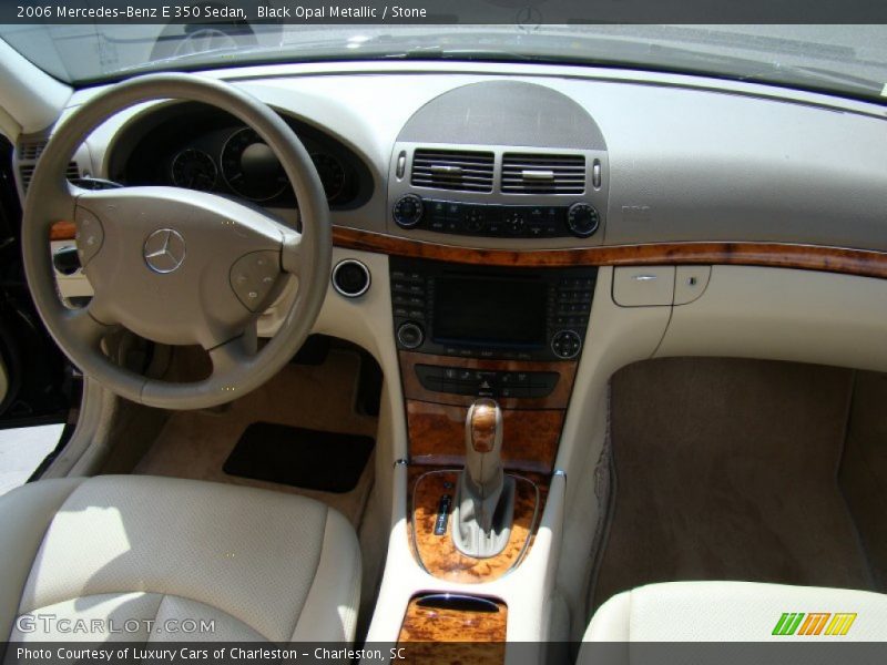 Black Opal Metallic / Stone 2006 Mercedes-Benz E 350 Sedan