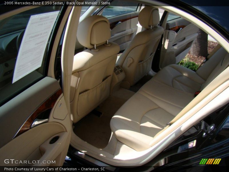 Black Opal Metallic / Stone 2006 Mercedes-Benz E 350 Sedan