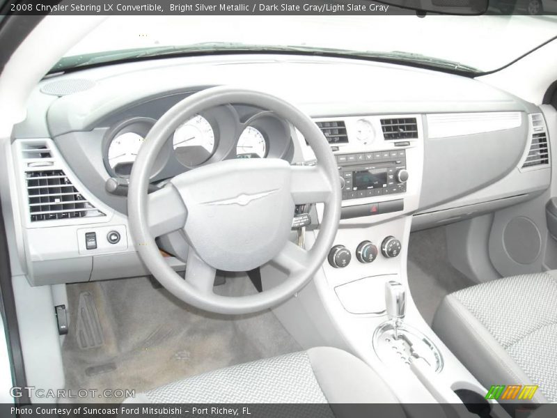 Bright Silver Metallic / Dark Slate Gray/Light Slate Gray 2008 Chrysler Sebring LX Convertible