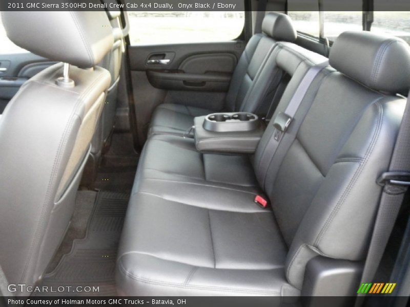 Onyx Black / Ebony 2011 GMC Sierra 3500HD Denali Crew Cab 4x4 Dually