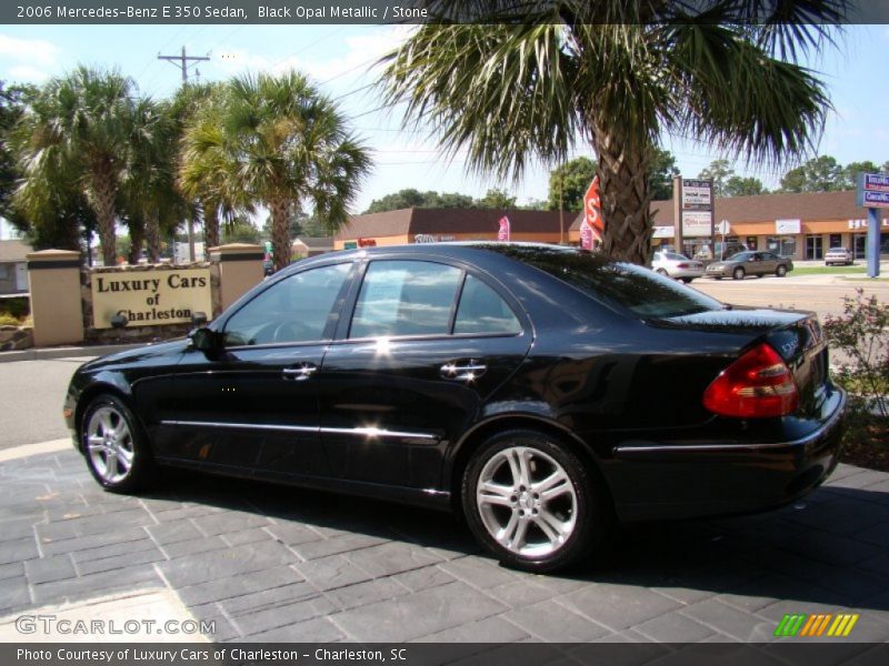Black Opal Metallic / Stone 2006 Mercedes-Benz E 350 Sedan