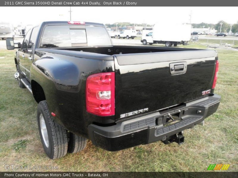 Onyx Black / Ebony 2011 GMC Sierra 3500HD Denali Crew Cab 4x4 Dually