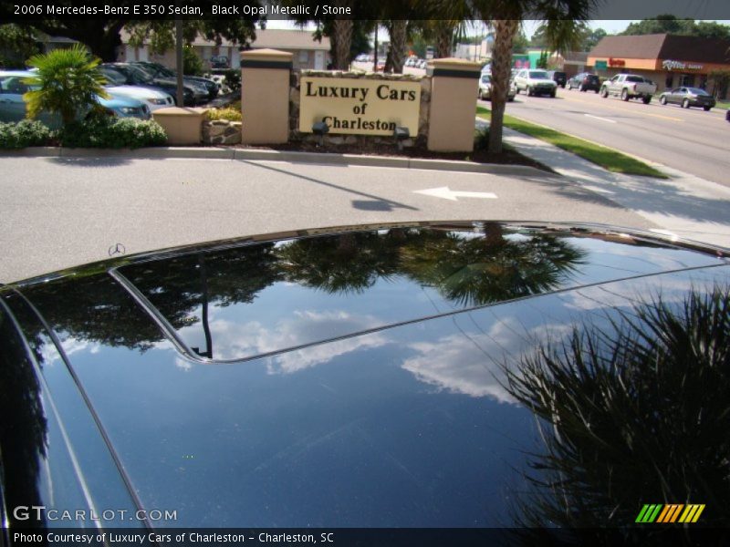 Black Opal Metallic / Stone 2006 Mercedes-Benz E 350 Sedan