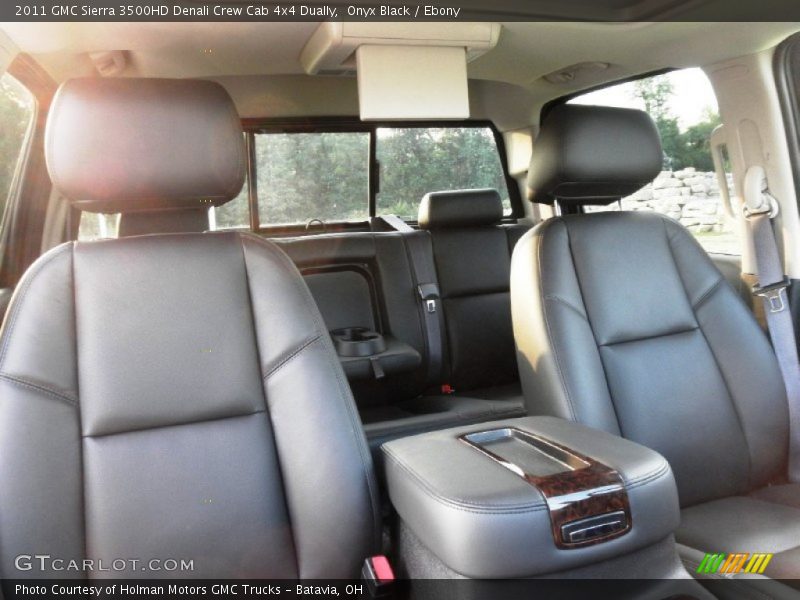 Onyx Black / Ebony 2011 GMC Sierra 3500HD Denali Crew Cab 4x4 Dually