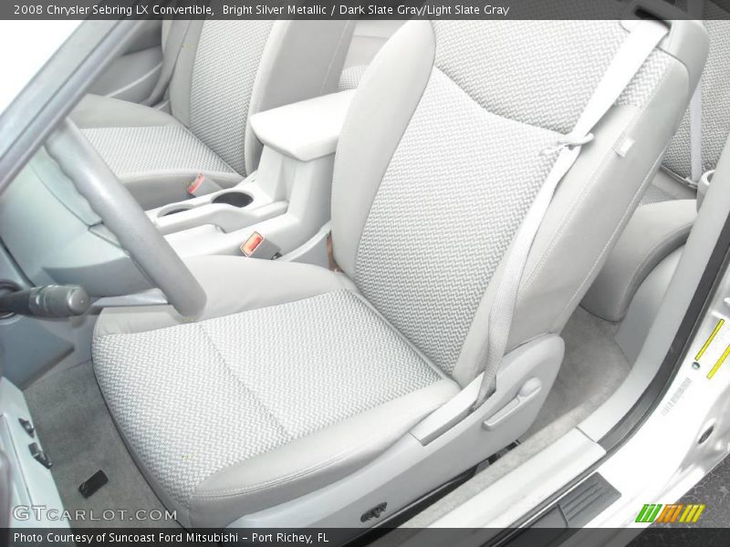 Bright Silver Metallic / Dark Slate Gray/Light Slate Gray 2008 Chrysler Sebring LX Convertible