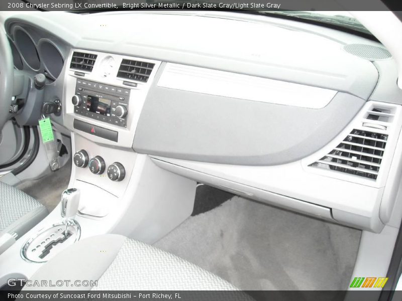 Bright Silver Metallic / Dark Slate Gray/Light Slate Gray 2008 Chrysler Sebring LX Convertible