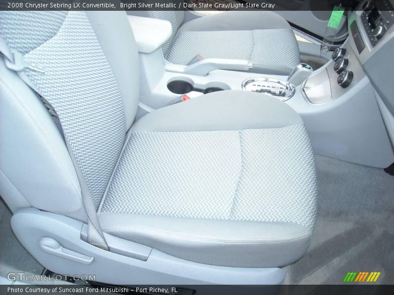 Bright Silver Metallic / Dark Slate Gray/Light Slate Gray 2008 Chrysler Sebring LX Convertible