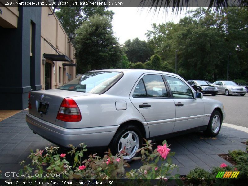 Brilliant Silver Metallic / Grey 1997 Mercedes-Benz C 280 Sedan