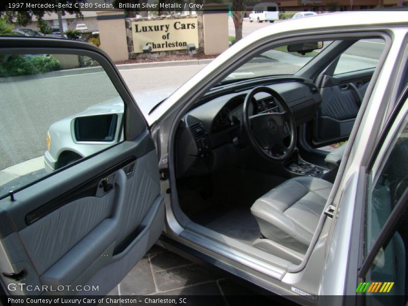 Brilliant Silver Metallic / Grey 1997 Mercedes-Benz C 280 Sedan