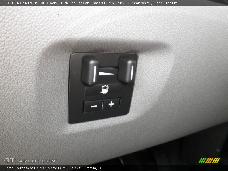 Summit White / Dark Titanium 2011 GMC Sierra 3500HD Work Truck Regular Cab Chassis Dump Truck