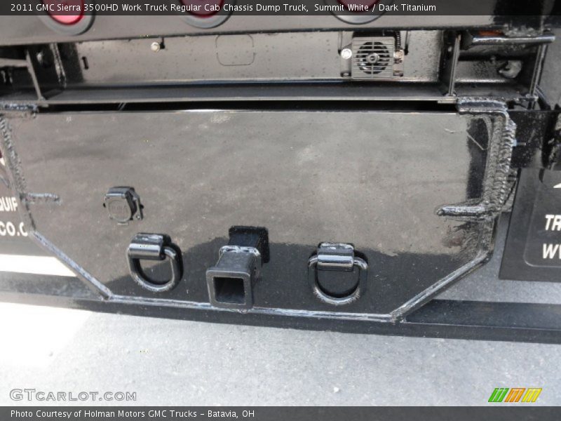 Summit White / Dark Titanium 2011 GMC Sierra 3500HD Work Truck Regular Cab Chassis Dump Truck