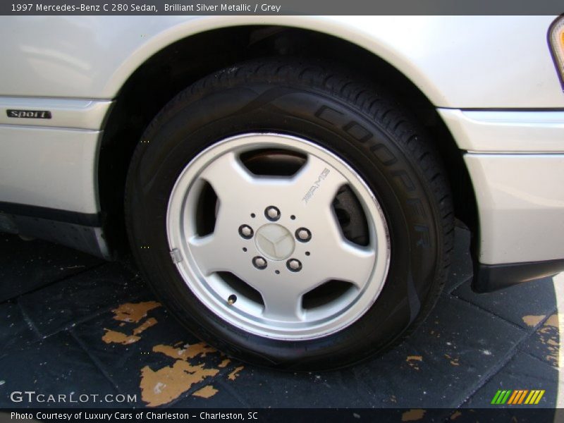 Brilliant Silver Metallic / Grey 1997 Mercedes-Benz C 280 Sedan