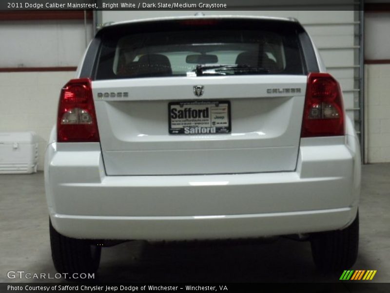 Bright White / Dark Slate/Medium Graystone 2011 Dodge Caliber Mainstreet
