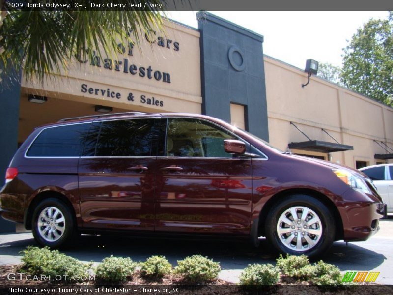 Dark Cherry Pearl / Ivory 2009 Honda Odyssey EX-L