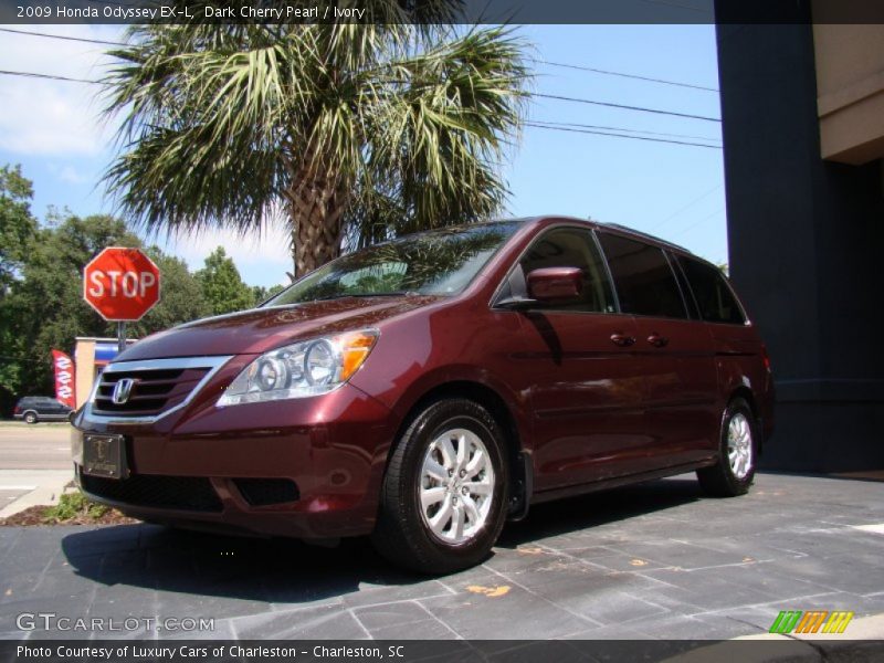 Dark Cherry Pearl / Ivory 2009 Honda Odyssey EX-L