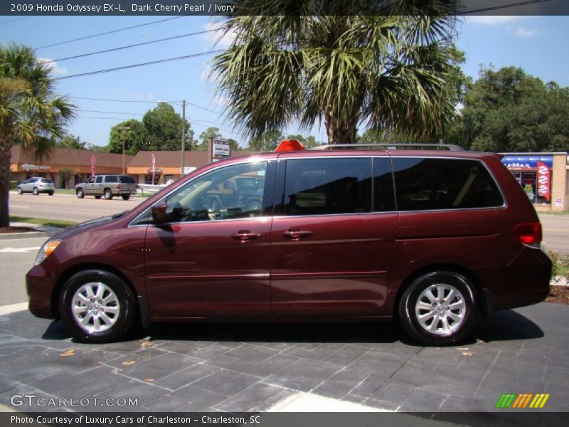 Dark Cherry Pearl / Ivory 2009 Honda Odyssey EX-L