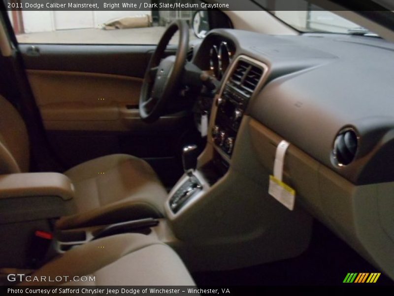 Bright White / Dark Slate/Medium Graystone 2011 Dodge Caliber Mainstreet
