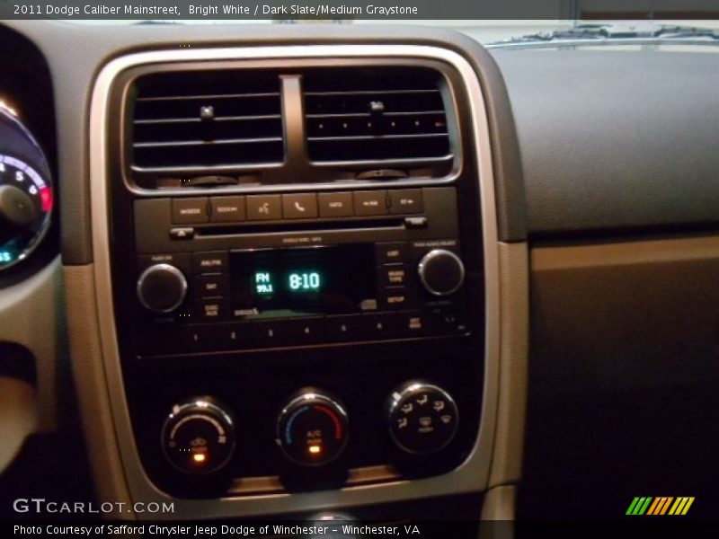 Bright White / Dark Slate/Medium Graystone 2011 Dodge Caliber Mainstreet
