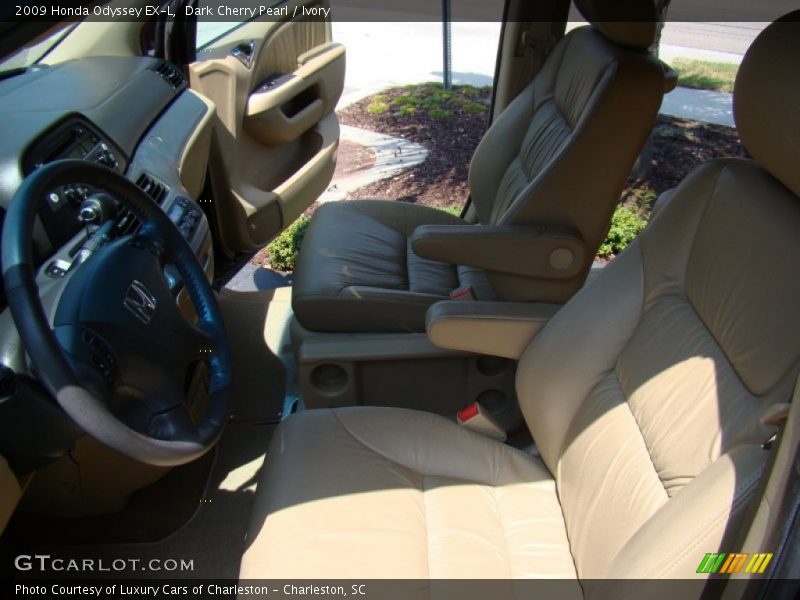 Dark Cherry Pearl / Ivory 2009 Honda Odyssey EX-L