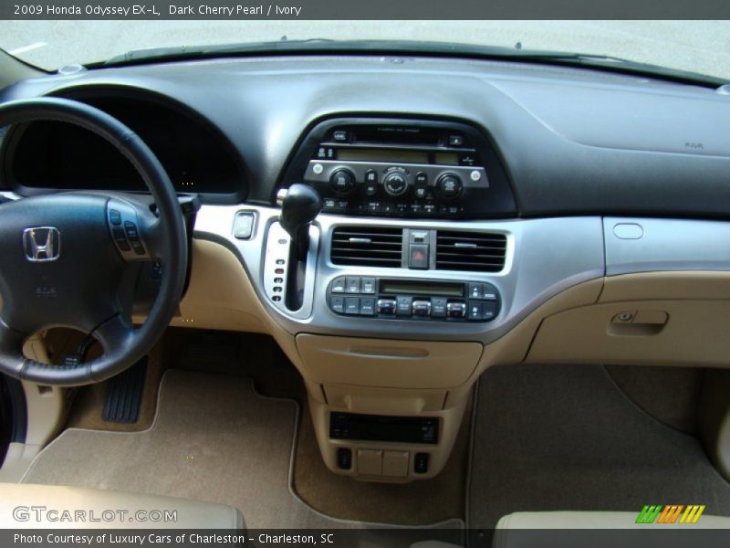 Dark Cherry Pearl / Ivory 2009 Honda Odyssey EX-L