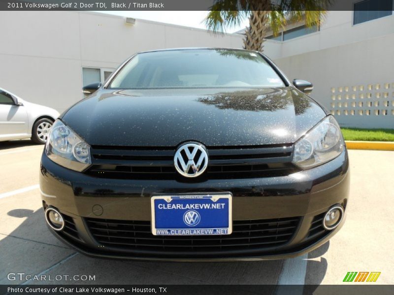 Black / Titan Black 2011 Volkswagen Golf 2 Door TDI