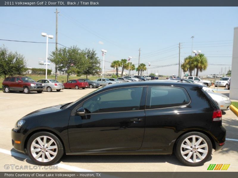 Black / Titan Black 2011 Volkswagen Golf 2 Door TDI